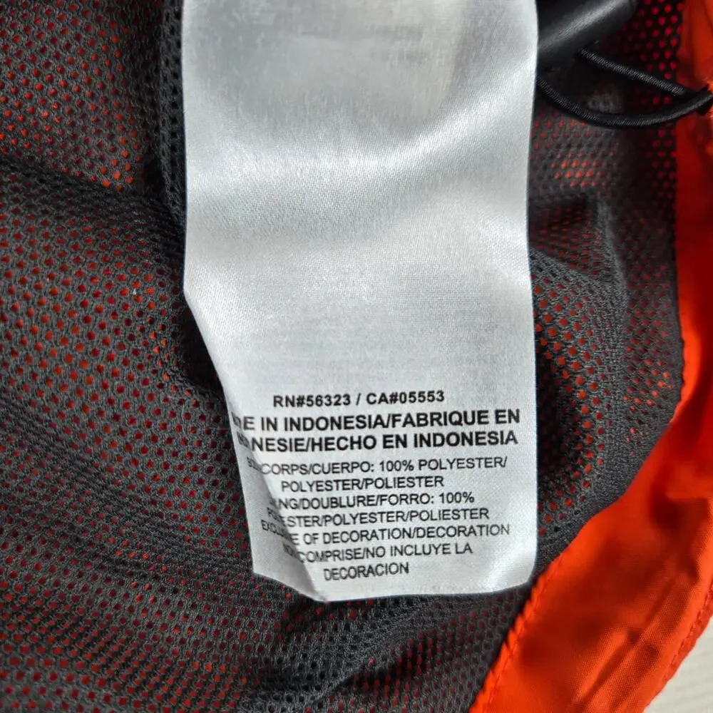 Nike Clemson‎ Tigers Orange Full Zip Long Sleeve Windbreaker Jacket Men Size XXL